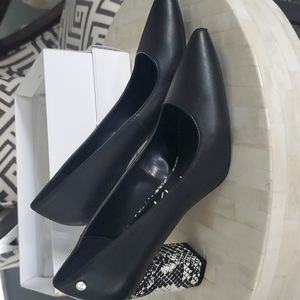Calvin Klein block heels